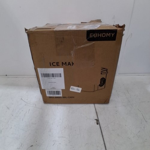 EUHOMY COUNTERTOP ICE MAKER - MAKES 26LBS/DAY - BLACK (MODEL: IM-06D) image 6
