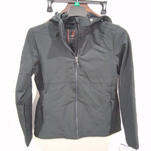 WOMEN'S TEC-ONE EXDPLORER WATER RESISTANT SOFTSHELL JACKET - SMALL - BLACK (STYLE: TLJ6497) image 2