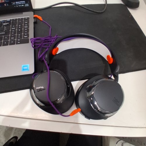 JBL QUANTUM 250 WIRED MULTI-PLATFORM GAMING HEADSET - BLACK /ORANGE (MODEL: JBLQTUM250BLKAM) image 2