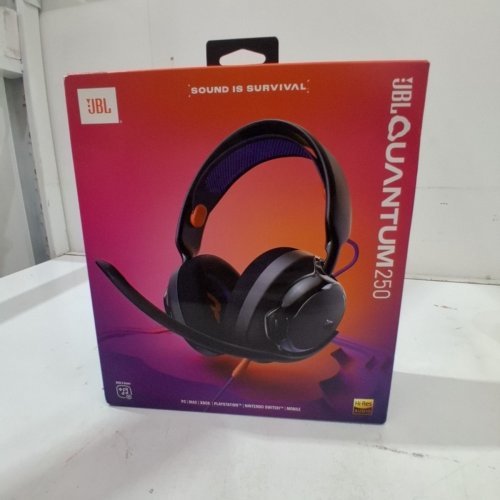 JBL QUANTUM 250 WIRED MULTI-PLATFORM GAMING HEADSET - BLACK /ORANGE (MODEL: JBLQTUM250BLKAM) image 4