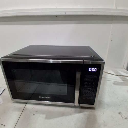 CHEFMAN COUNTERTOP MICROWAVE OVEN - 31 L (1.1 CU. FT) - SILVER / BLACK (MODEL: RJ55-11-V2-CA) image 6