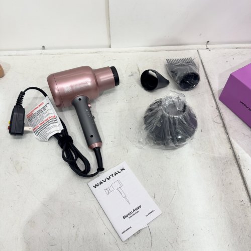 WAVYTALK IONIC EMITTING HAIR DRYER WITH DIFFUSER & CONCENTRATOR ATTACHMENTS - ROSE GOLD (MODEL: QL-5917BDC) image 3