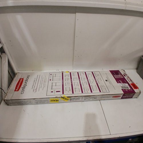 RUBBERMAID CONFIGURATIONS 4FT-8FT DELUXE CUSTOM CLOSET KIT, TITANIUM - (MODEL:3H89) image 2