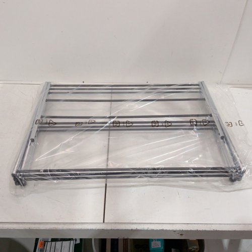 AMAZON BASICS FOLDABLE CLOTHES DRYING RACK - 41.75"H - CHROME image 2