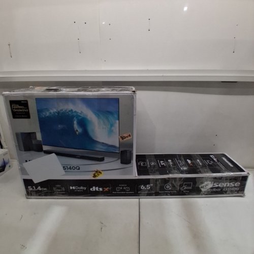 4PC HISENSE 5.1.4CHANNEL SURROUND SOUND SOUNDBAR WITH WIRELESS REAR SPEAKERS AND SUBWOOFER - BLACK (MODEL: AX5140Q) image 18