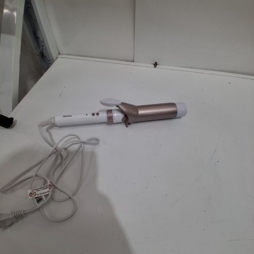 CONAIR DOUBLE CERAMIC CURLING IRON - 1 1/2" - WHITE / ROSE GOLD image 3