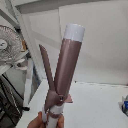 CONAIR DOUBLE CERAMIC CURLING IRON - 1 1/2" - WHITE / ROSE GOLD image 4