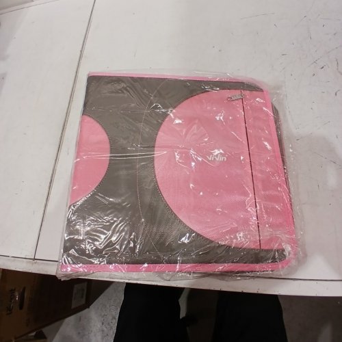VIVIN ZIPPER BINDER - 2 INCH O-RING, 450 SHEET CAPACITY, 5-TAB EXPANDING POCKETS AND MULTIPLE ZIP POCKETS - PINK AND GREY (MODEL: M-WA-A5130PK) image 2