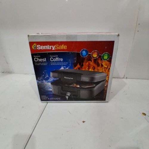 SENTRYSAFE FIREPROOF AND WATERPROOF SAFE BOX - 0.3CU.FT - BLACK (MODEL:CFW20201) image 6