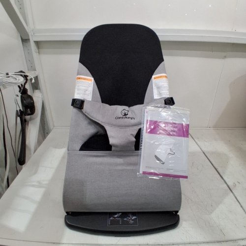 COMFYBUMPY ERGONOMIC BABY BOUNCER SEAT - 0-6 MONTHS - GREY (MODEL: CFBYBR) image 2