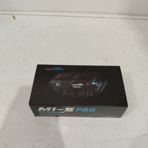 FODSPORTS LONG DISTANCE BLUETOOTH INTERCOM HEADSET KIT - 8-WAY 2000M RANGE - BLACK (MODEL: M1-S PRO) image 5