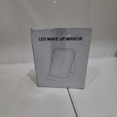LED PORTABLE FOLDING MAKEUP MIRROR - PINK image 3