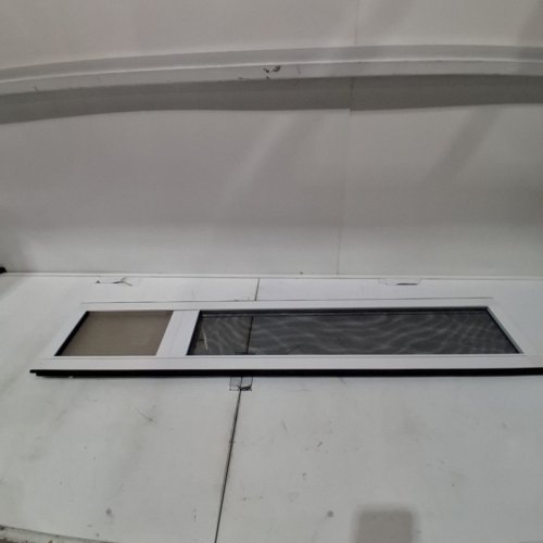 HAKUNA PETS PATIO PET DOOR SCREEN INSERT PANEL FOR SLIDING DOORS - 57" - 84" - WHITE (MODEL:1092) image 2