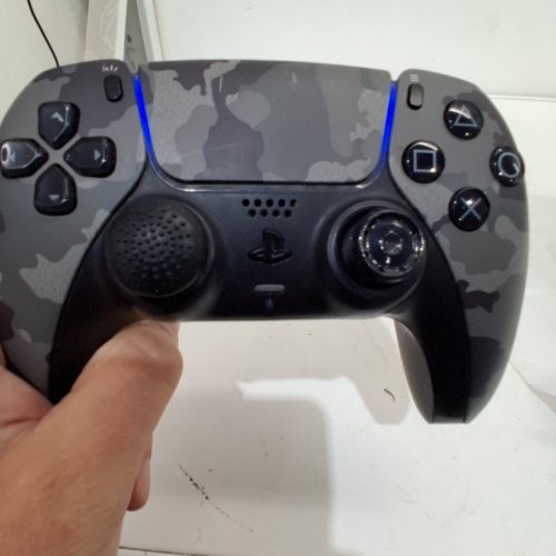 SONY DUALSENSE WIRELESS CONTROLLER - PLAYSTATION 5 (PS5) CONTROLLER - GREY CAMOUFLAGE (MODEL: CFI-ZCT1W) image 5