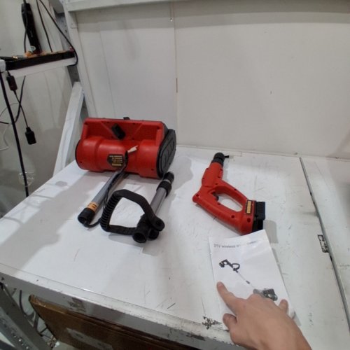 TOOL ONLY WIRELESS SNOW SWEEPER - 21V - 11" WIDTH - RED/BLACK image 2