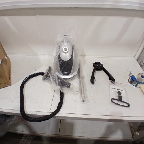 ANTHTER STEAMER STANDING GARMENT STEAMER WITH ROLL WHEELS - 2.4L - 1500W - SILVER (MODEL- ANST-03) image 2