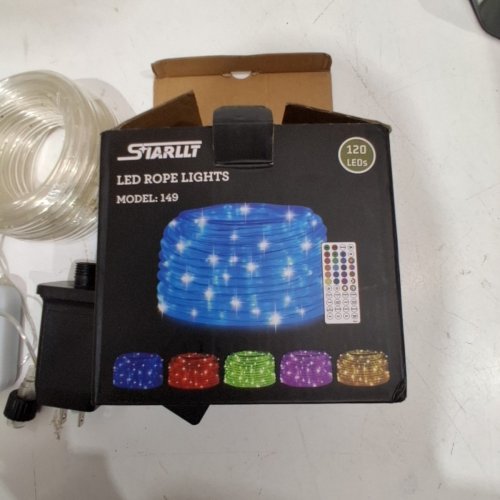 120LED SOIARLLT OUTDOOR COLOR CHANGING ROPE LIGHTS - 40FT - MULTICOLOR (MODEL:149) image 4