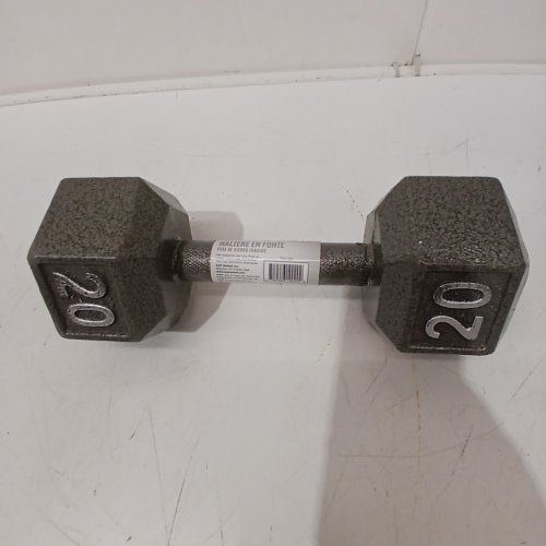 CAP BARBELL CAST IRON HEX DUMBBELL - 20LBS - GREY (MODEL: SDG-020) image 2