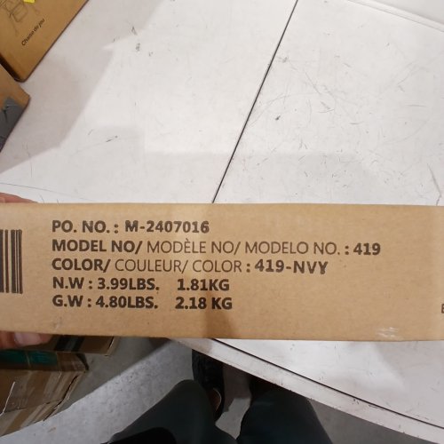DREAM ON ME LIGHTWEIGHT DELUXE SECURITY BED RAIL - 33" X 23" X 14" - NAVY (MODEL: 419-NVY) image 3