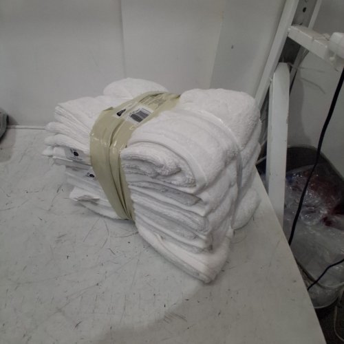 6PK GRANDEUR HOSPITALITY BATH TOWELS - 30" X 54" - WHITE (MODEL: 4500995) image 2