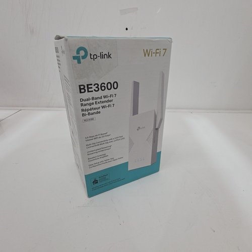TP-LINK DUAL BAND WIFI 7 RANGE EXTENDER - 3.6GBPS - WHITE - (MODEL: RE235BE) image 5