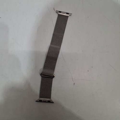 MESH ADJUSTABLE WATCH BAND FOR APPLE WATCH - FITS 40 MM WATCH- SILVER image 4