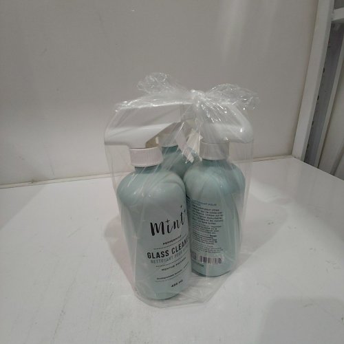 3PK MINT BIODEGRADABLE FORMULA SCENTED GLASS CLEANER - 456 ML - PEPPERMINT image 3