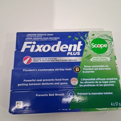 4PK FIXODENT PLUS PRECISION HOLD & SEAL DENTURE ADHESIVE CREAM - 57G image 2