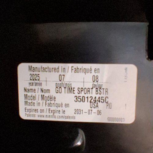 EVENFLO GOTIME SPORT HIGH BACK BOOSTER SEAT - BLACK/GREY (MODEL: 35012445C) image 2