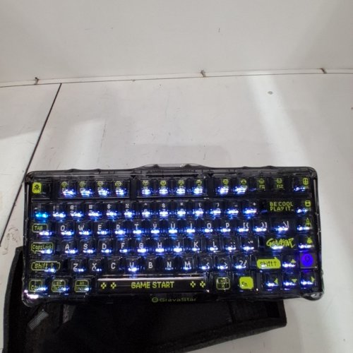GRAVASTAR MERCURY K1 LITE MECHANICAL GAMING KEYBOARD - 75% GASKET HOT SWAPPABLE CUSTOM KEYBOARD WITH PRE LUBED LINEAR SWITCHES - TRANSPARENT BLACK (MODEL: GS K1 LITE) image 3