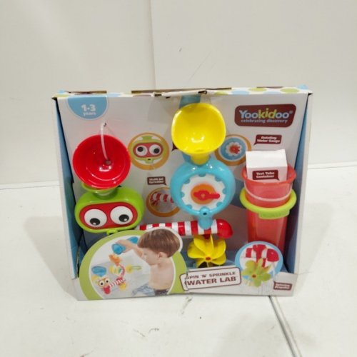 YOOKIDOO KIDS SPIN N' SPRINKLE WATER LAB BATH TOY SET - ASSORTED COLORS (MODEL: 40262 / 40162) image 3