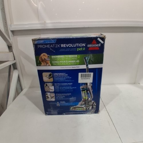 BISSELL PROHEAT 2X REVOLUTION PET CLEANSHOT CARPET WASHER AND UPHOLSTERY CLEANER - GREEN/BLUE/GREY (MODEL: 3588C) image 6