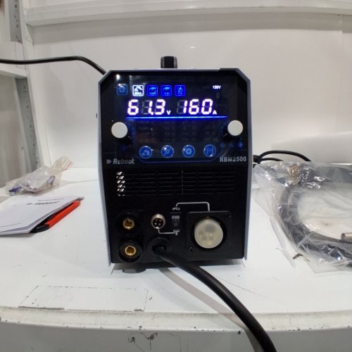 REBOOT MIG WELDER - 120V/240V - BLUE/WHITE (MODEL: RBM-2500) image 2