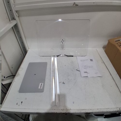 GARVEE ACRYLIC PODIUM STAND WITH WEIGHTED BASE - 50" - TRANSPARENT (MODEL: PIS-012VT39D) image 2