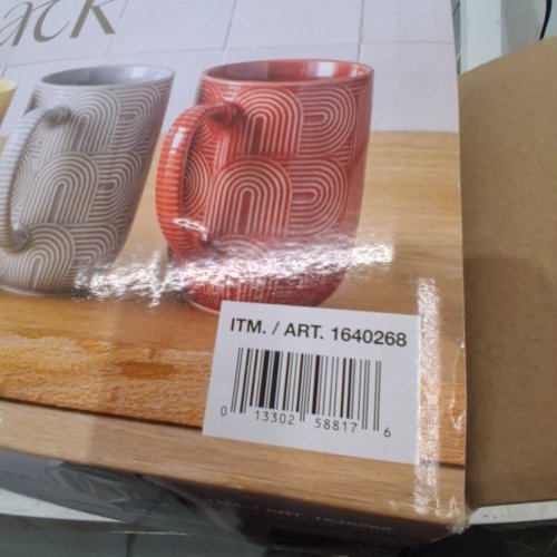 6PK OVER & BACK ARCH MUGS - 480ML - ASSORTED COLORS (MODEL: 1640268) image 2