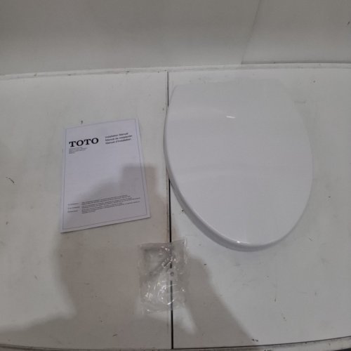 TOTO SOFTCLOSE ELONGATED TOILET SEAT - COTTON WHITE (MODEL: SS114#01) image 2