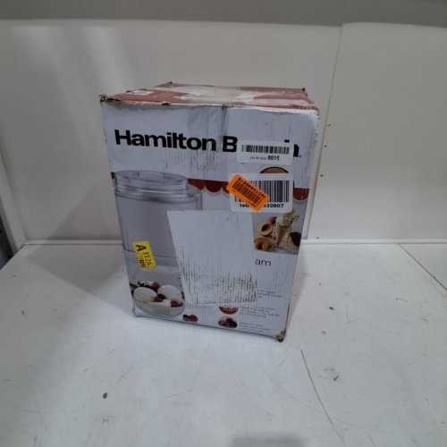 HAMILTON BEACH ELECTRIC ICE CREAM MAKER - MAKES 1.5QT - WHITE (MODEL: 68880C) image 6