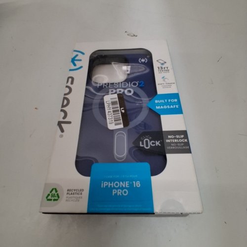 SPECK PRESIDIO2 PRO MAGSAFE PHONE CASE WITH CLICKLOCK FOR IPHONE 16 PRO - COASTAL BLUE/DUST GREY image 2