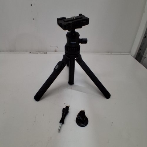 SUNPAK VERSAPOD 2-IN-1 TRIPOD AND SELFIE STICK WITH BLUETOOTH SHUTTER REMOTE - 29.5" MAX LENGTH - BLACK image 2