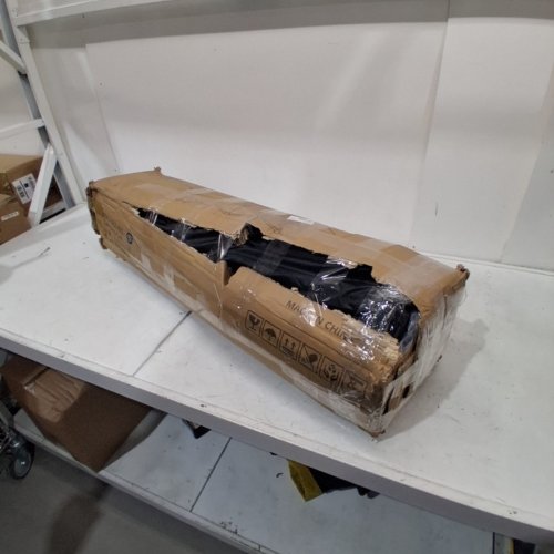 CAMPING COT WITH PADDED MATTRESS - 28" X 73" - BLUE/BLACK (MODEL: A043-002-001) image 4