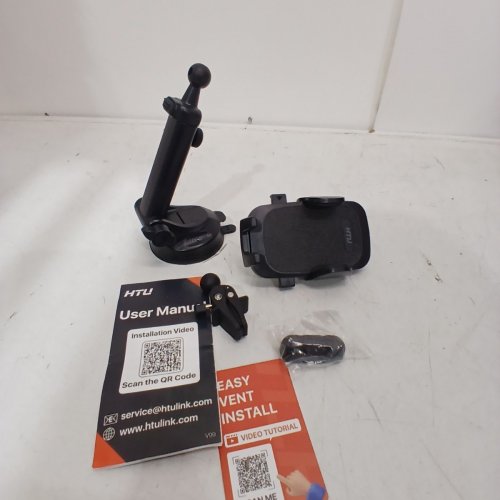 HTU UPGRADED PRO VERSION PHONE HOLDER FOR CAR WITH CORD ORGANIZER - BLACK image 2
