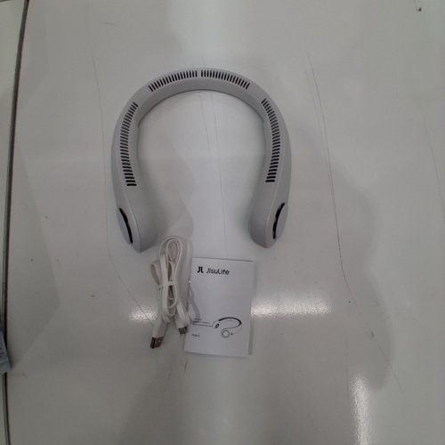 JISULIFE LIFE4 5-SPEED PORTABLE NECK FAN - OSFM - WHITE (MODEL: FA14-S) image 4