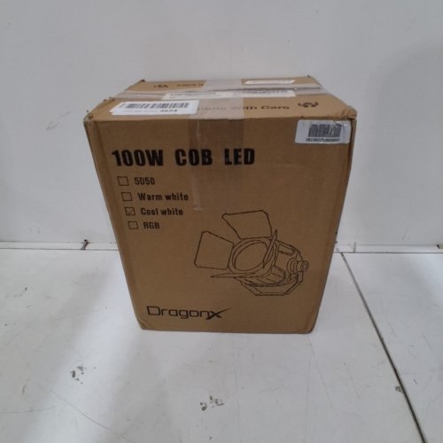 DRAGONX COOL WHITE COB LED LIGHT - 100W - BLACK image 7
