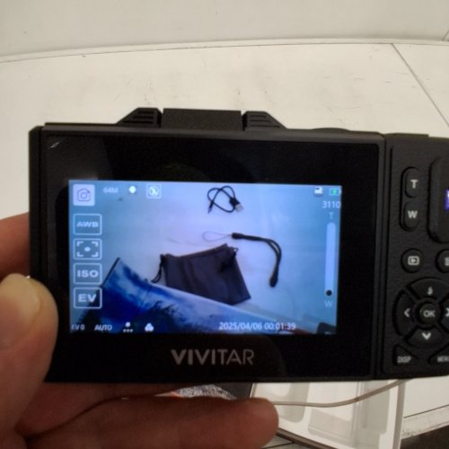 VIVITAR DIGITAL CAMERA WITH 8X DIGITAL ZOOM AND 3" LED DISPLAY - 4K HD - 20MP - BLACK (MODEL: VECXX99) image 2