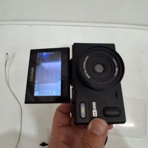 VIVITAR DIGITAL CAMERA WITH 8X DIGITAL ZOOM AND 3" LED DISPLAY - 4K HD - 20MP - BLACK (MODEL: VECXX99) image 6