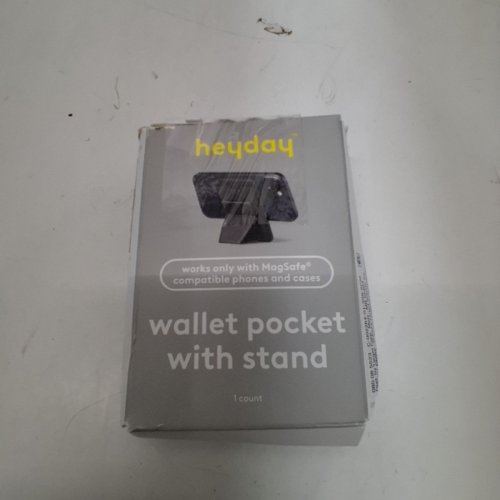 HEYDAY MAGSAFE WALLET POCKET WITH STAND - BLACK image 4