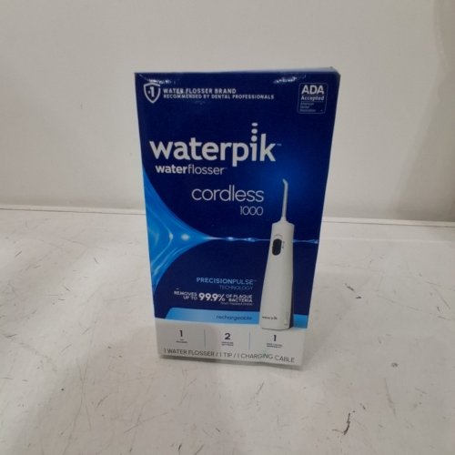WATERPIK CORDLESS 1000 WATER FLOSSER - WHITE AND BLUE (MODEL: WF-29W011) image 4