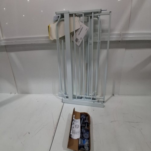 REGALO EASY STEP EXTRA WIDE METAL SAFETY GATE - 30" X 29" - 49" - WHITE (MODEL: 1164EWDS) image 2