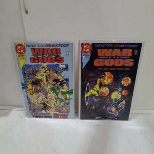 4 ASSTD DC SUICIDE SQUAD AND WAR OF THE GODS COMIC BOOKS - SUICIDE SQUAD #60,#61, WAR OF THE GODS #3, AND #4 - VARIOUS AUTHORS image 3
