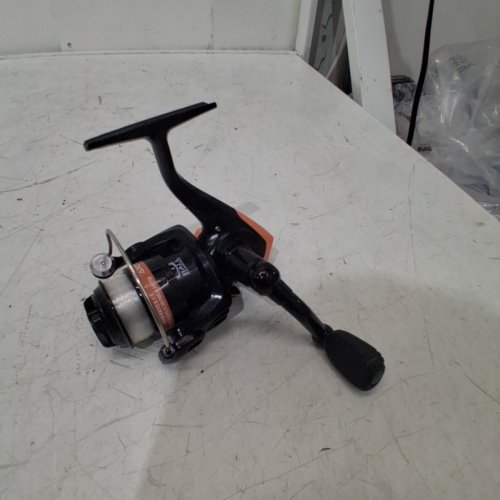 ARCTIC ANGLER ICE FISHING SPINNING REEL - 5:1:1 - PEACH / BLACK image 2